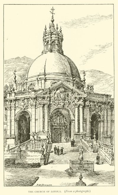 ロヨラの教会（彫刻 作： Henry William Brewer