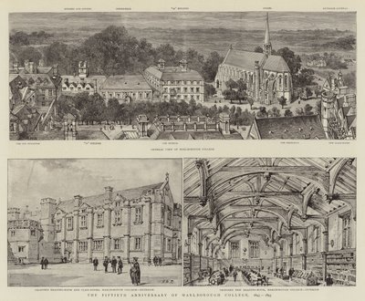 マールボロ大学創立50周年、1843年-1893年 作： Henry William Brewer