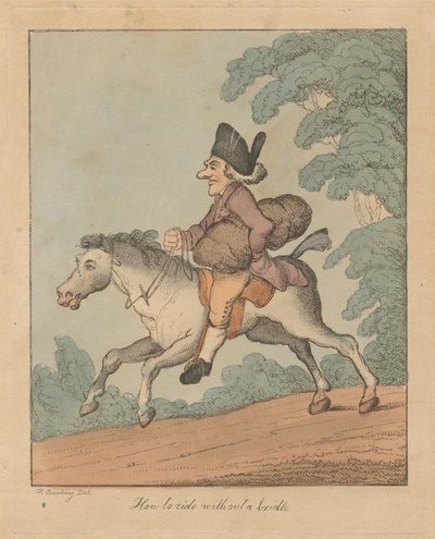 手綱なしで乗る方法 作： Henry William Bunbury