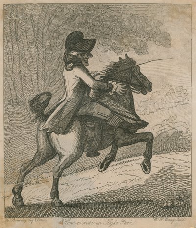 ハイドパークに乗る方法 作： Henry William Bunbury