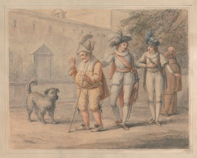 犬のカニを教えるローンス 作： Henry William Bunbury