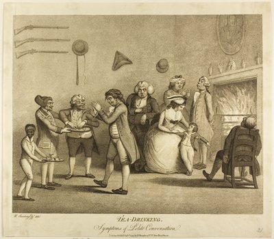 お茶を飲む 作： Henry William Bunbury