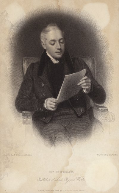 ジョン・マレーの肖像 作： Henry William Pickersgill