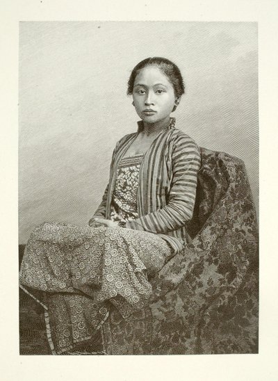 ジャワの若い女性 作： Henry Wolf