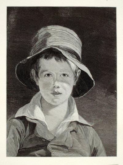 破れた帽子の少年 作： Henry Wolf