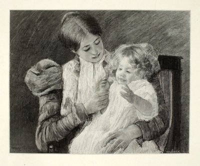 母と子 作： Henry Wolf