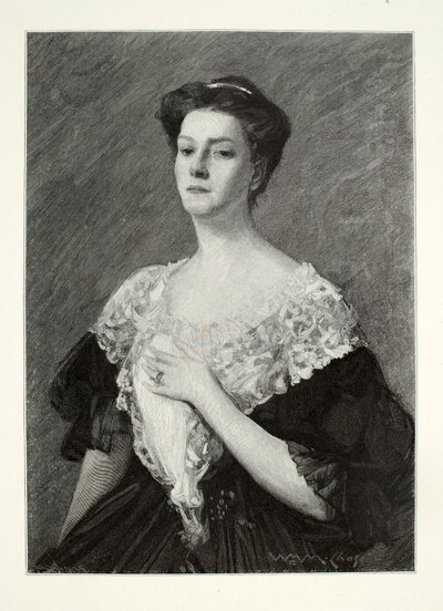 ある女性の肖像 作： Henry Wolf