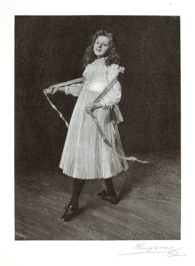 芸術家の娘 作： Henry Wolf