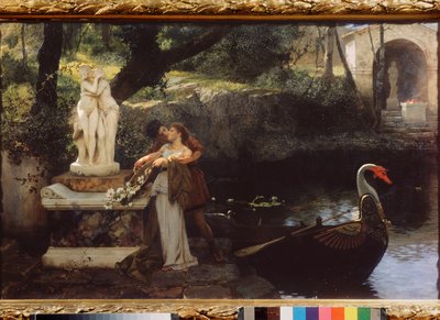 神々の例に従ってください。 Henryk Siemiradzki (1843-1902) の絵画、キャンバスに油彩 作： Henryk Siemieradzki
