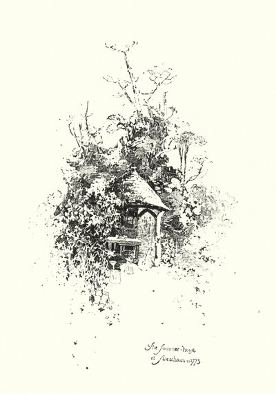 1773年、ストレータムのサマーハウス（リトグラフ版 作： Herbert (after) Railton