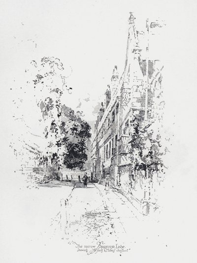 オックスフォードの狭いBrasenose LaneにあるAll Souls