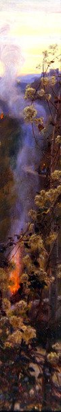 Befano Fuoci、1900年頃（パネルに油彩） 作： Herbert Arnould Olivier