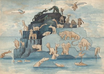 幻想的な動物が箱舟を去りました、1911-24 作： Herbert E. Crowley