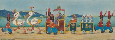 1910年頃の王子の遊歩道 作： Herbert E. Crowley