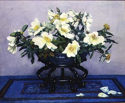 アンジェリコ「花瓶の中の黄色い薔薇 作： Herbert Gustave Schmalz