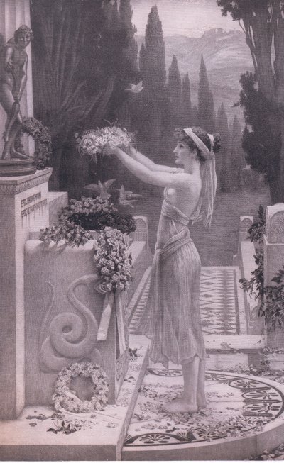 彼女の最初の提供物、Bibbbys Annual、1916-1917 作： Herbert Gustave Schmalz