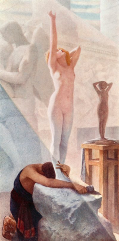 ガラテアの目覚め 作： Herbert Gustave Schmalz