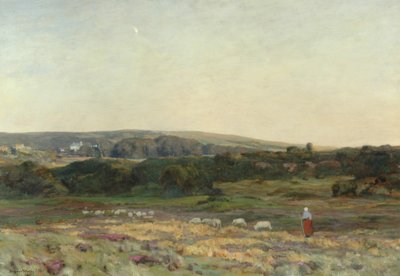 イブニングトワイライト、スタッドランド、ドーセット、1904 作： Herbert Hughes Stanton