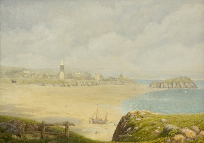 テンビー、ザ・ビーチ（油彩・キャンバス） 作： 