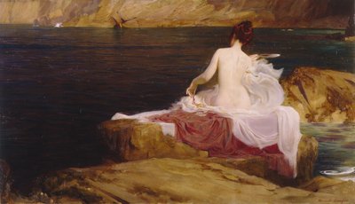 カリプソの島 作： Herbert James Draper