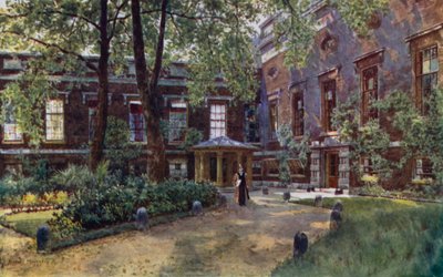 食料品売り場（カラーリトグラフ 作： Herbert Menzies (after) Marshall