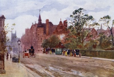 ポンストリート、チェルシー（カラーリトグラフ 作： Herbert Menzies (after) Marshall