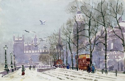 冬の日、ウェストミンスター（WC） 作： Herbert Menzies Marshall