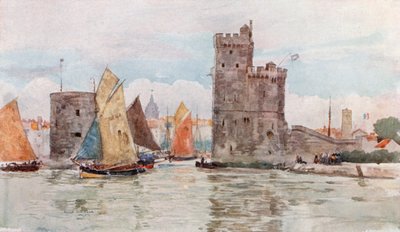 港への入り口、ラロシェル 作： Herbert Menzies Marshall