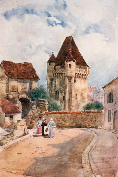 ヌヴェールのポルトデュクルー 作： Herbert Menzies Marshall