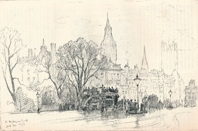 ホワイトホール、c1893 作： Herbert Menzies Marshall