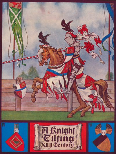 傾く騎士、c1926 作： Herbert Norris