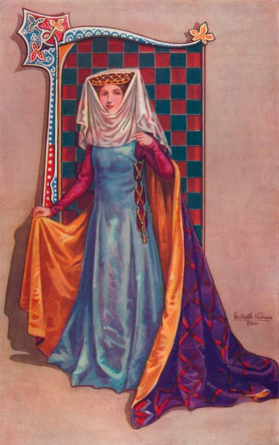 貴婦人、1926 作： Herbert Norris