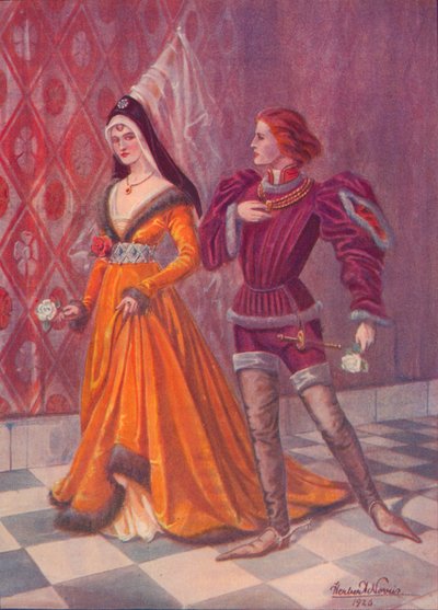 貴族と貴婦人、1926 作： Herbert Norris