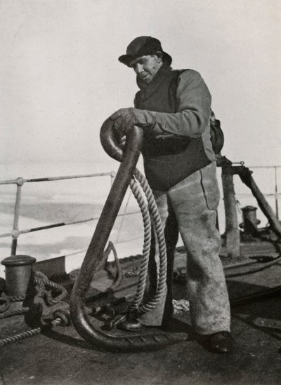 ABチータム、テラノヴァの舟艇、c19101913、1913 作： Herbert Ponting