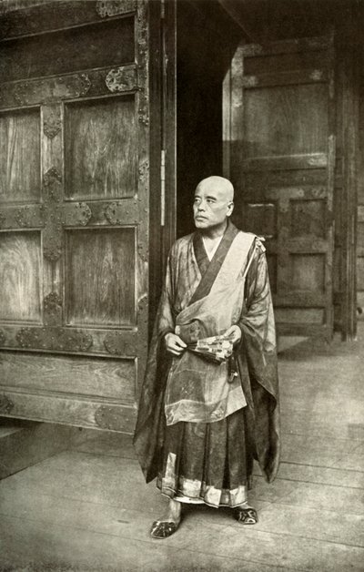 仏の司祭、1910年。 作： Herbert Ponting