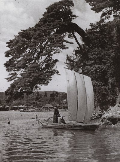 松島にて（モノクロ写真 作： Herbert Ponting