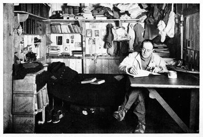 スコット船長、日記の執筆、c1911、1928。 作： Herbert Ponting