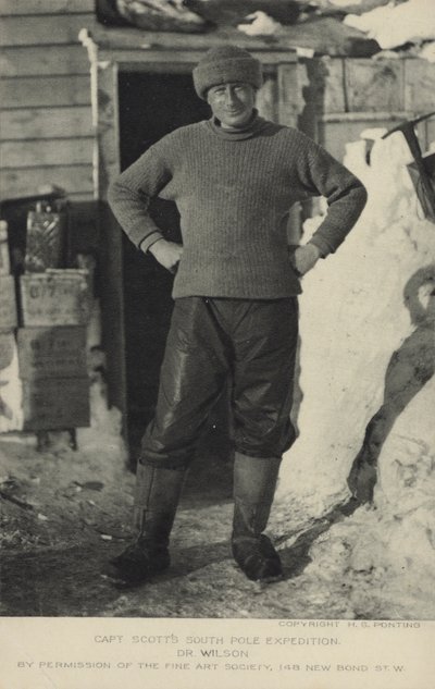キャプテンスコッツ南極探検隊。ウィルソン博士。 作： Herbert Ponting