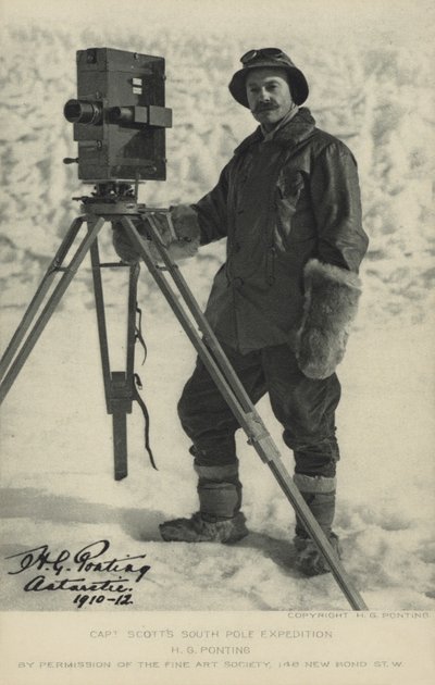 キャプテンスコッツ南極探検隊。 HGポンティング 作： Herbert Ponting