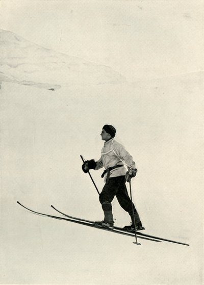 リュート。 Tryggve Gran、c19101913、1913 作： Herbert Ponting