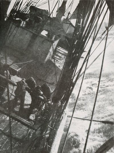 Manning the Pumps、c19101913、1913 作： Herbert Ponting