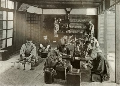 ナミカワスワークルーム、1910年。 作： Herbert Ponting