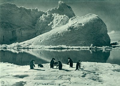 サマータイム-The Ice Opening Up、c19101913、1913。 作： Herbert Ponting