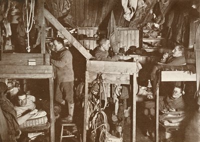 The Tenements Cherry-Garrard、Bowers、Oates、Meares、アトキンソン、1911年10月9日、1913年 作： Herbert Ponting
