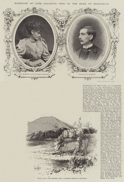 ダルキース卿の結婚、バクルチ公の相続人 作： Herbert Railton