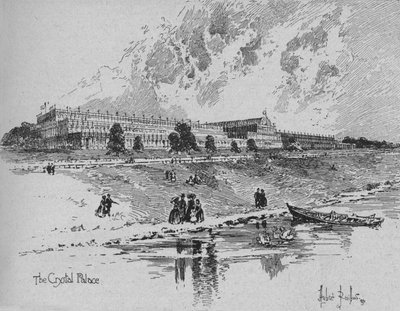 ハイドパークのクリスタルパレス、ロンドン、1851年、1891年 作： Herbert Railton
