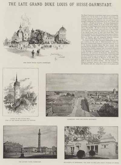 ヘッセ・ダルムシュタットの故ルイ大公 作： Herbert Railton