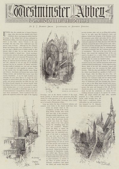ウェストミンスター寺院 作： Herbert Railton