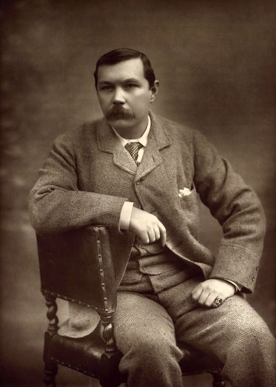 サー アーサー コナン ドイルの肖像 1859 ～ 1930 年、1893 年。 作： Herbert Rose Barraud