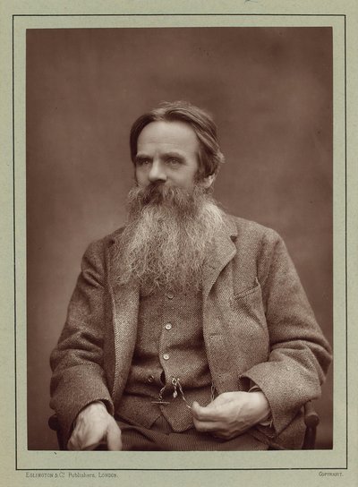 画家ウィリアム・ホルマン・ハント（William Holman Hunt）1827-1910年（1885年頃）の肖像。 作： Herbert Rose Barraud